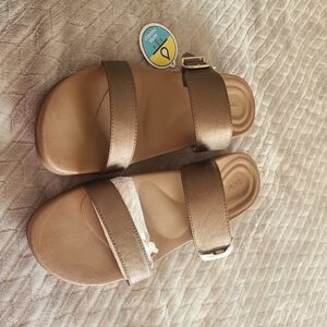 Aetrex Sandles, USA 10, Bronze